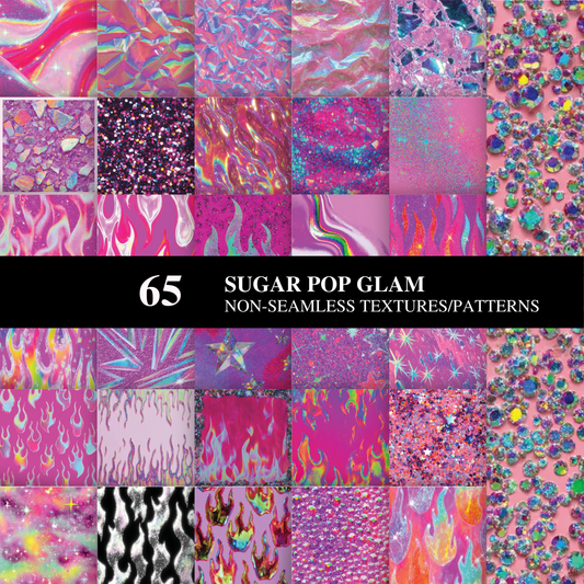 Sugar Pop Clipart & Background Collection