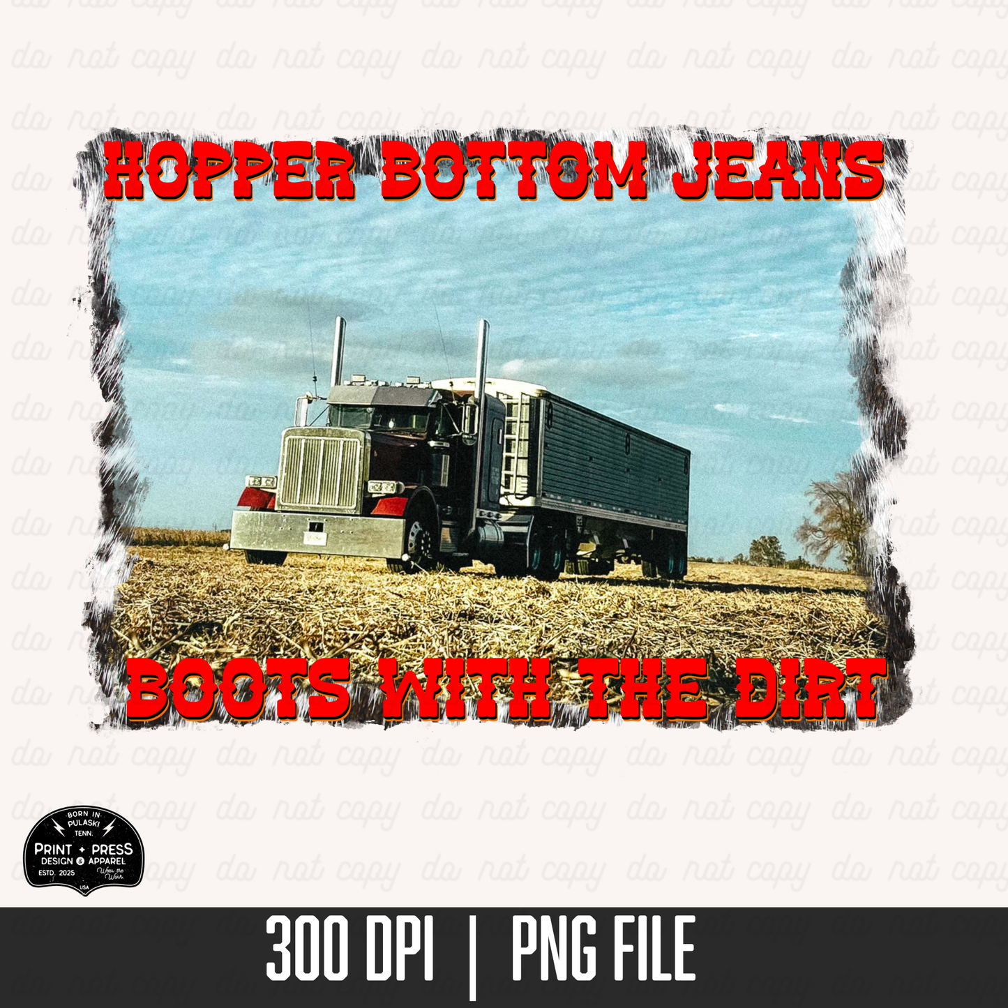 Hopper Bottom Jeans PNG File
