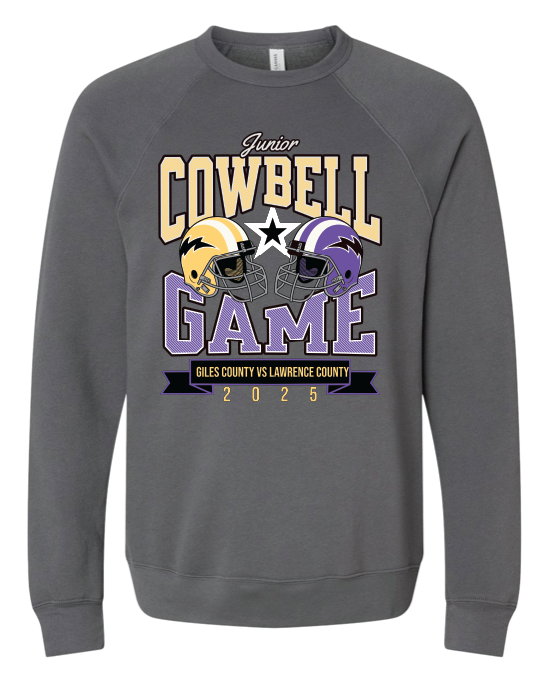Giles County VS. Lawrence County Jr. Cowbell Game Sweatshirt