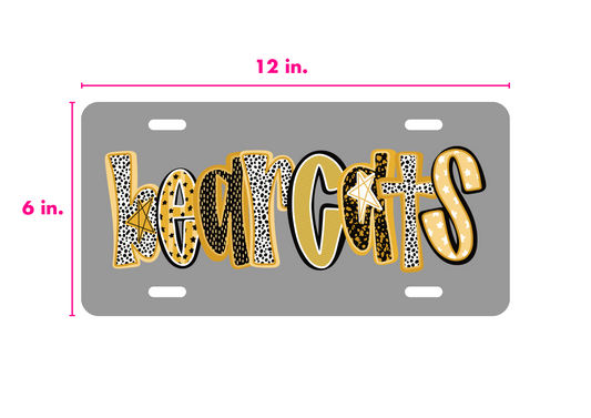 Giles County Bearcats Car Tags
