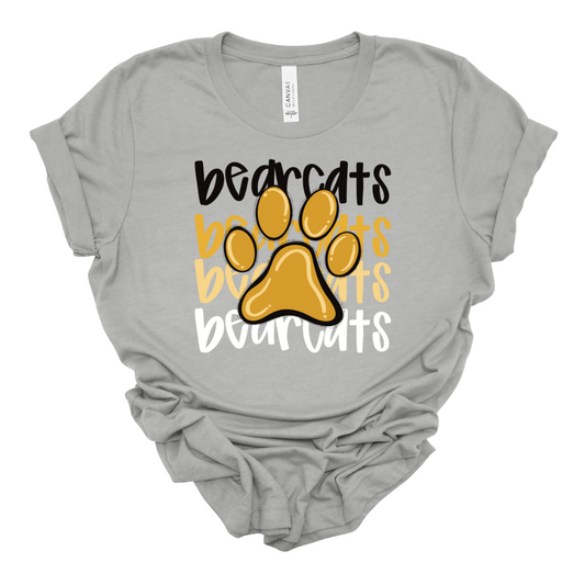 Bearcats Paw Print T-Shirt