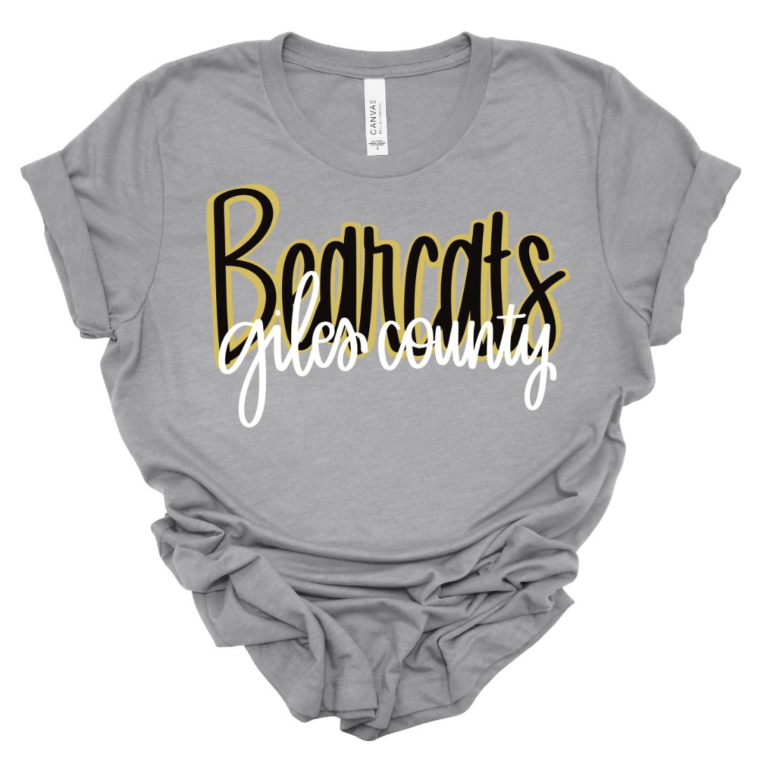 Giles County Bearcats Bella + Canvas Graphic T-Shirt