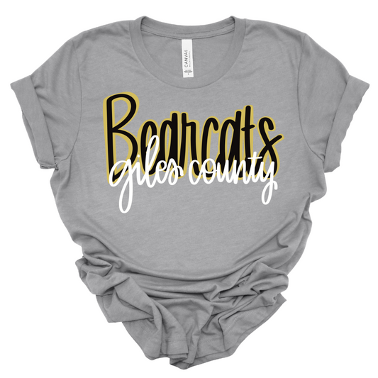 Giles County Bearcats Bella + Canvas Graphic T-Shirt