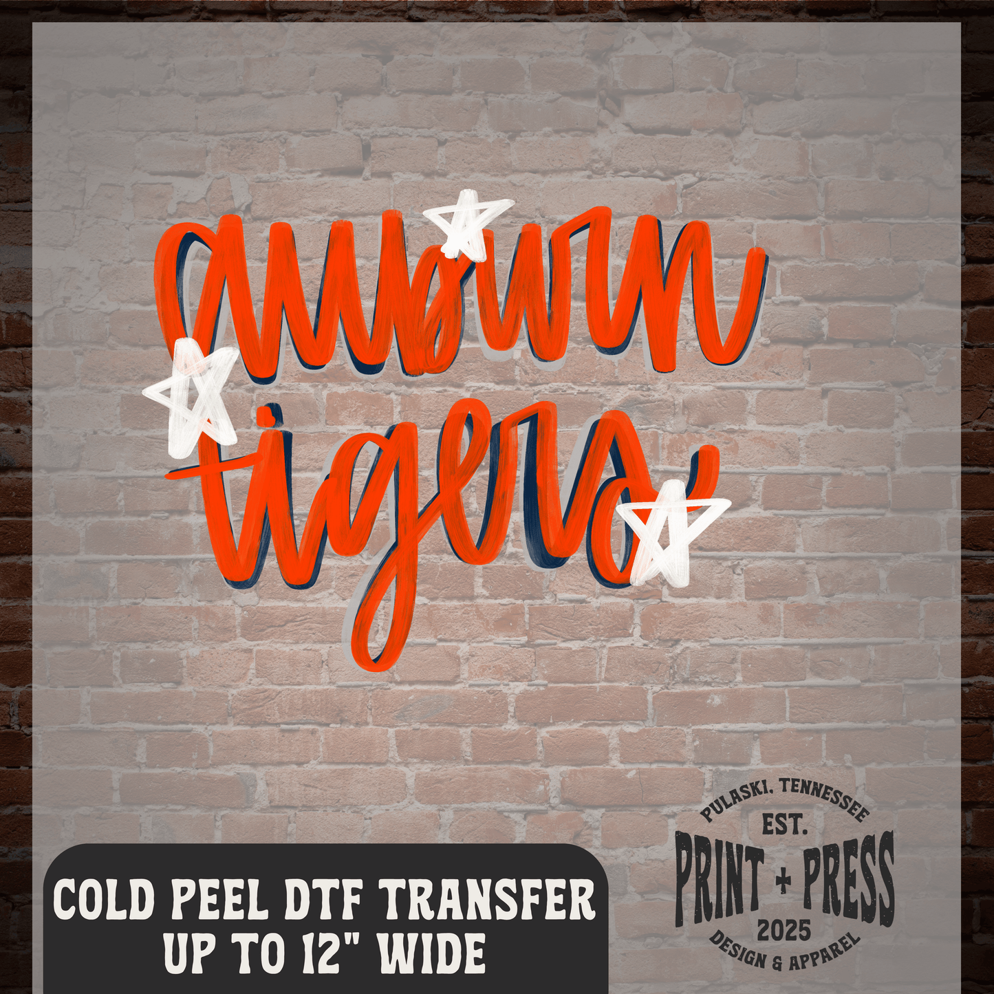 Auburn Tigers DTF Transfer