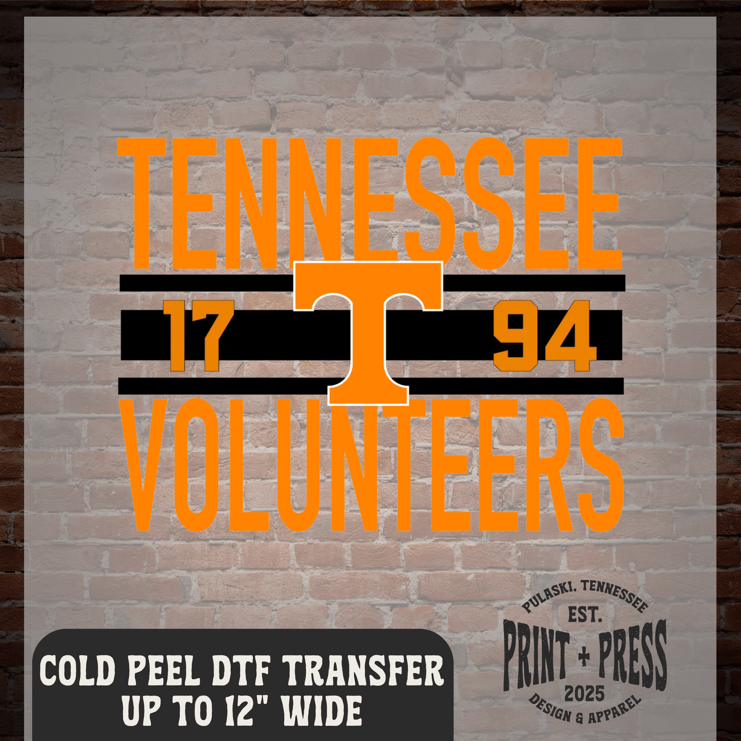Tennessee Volunteers DTF Transfer