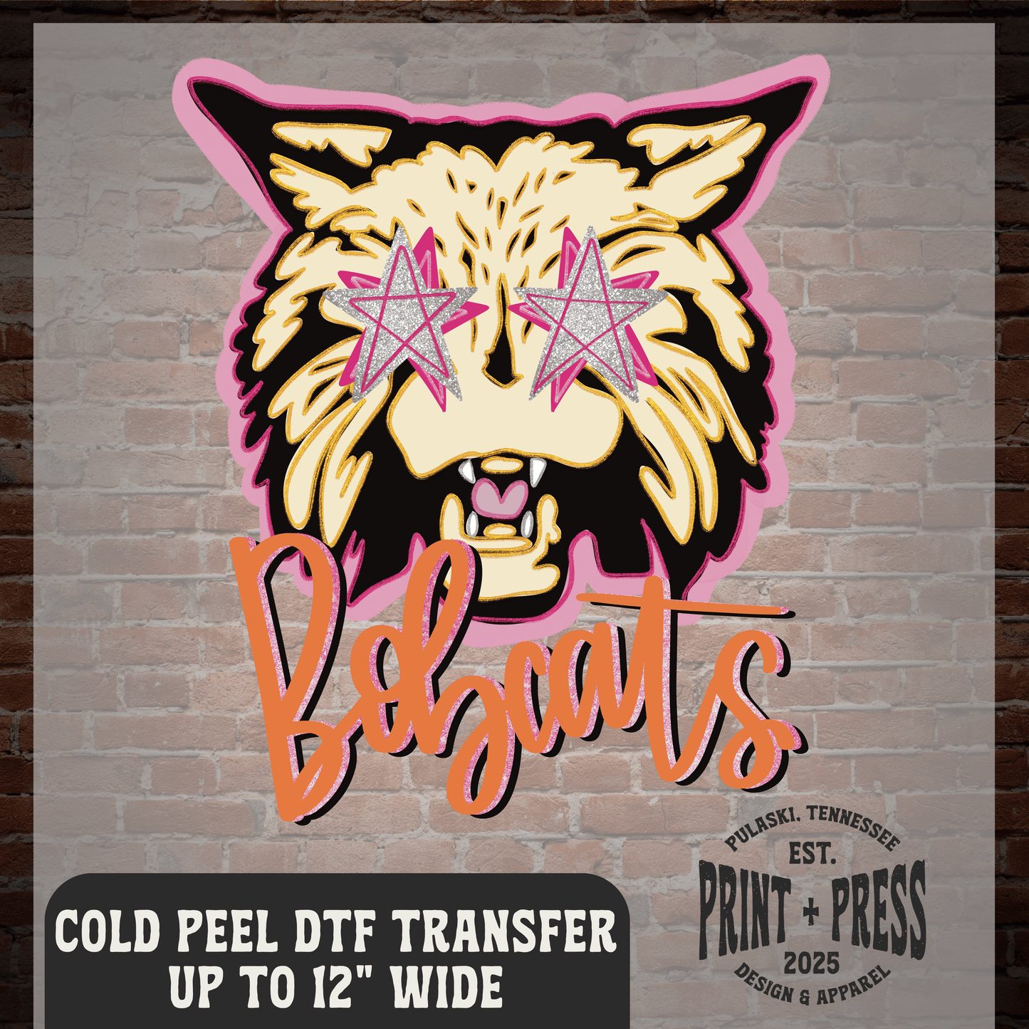 Preppy Bobcats DTF Transfer