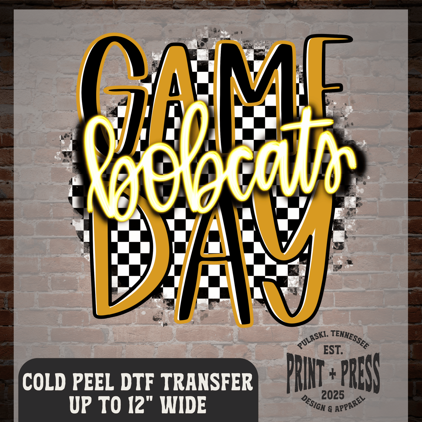 Game Day Bobcats DTF Transfer