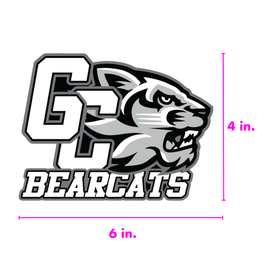Giles County Bearcats Decal