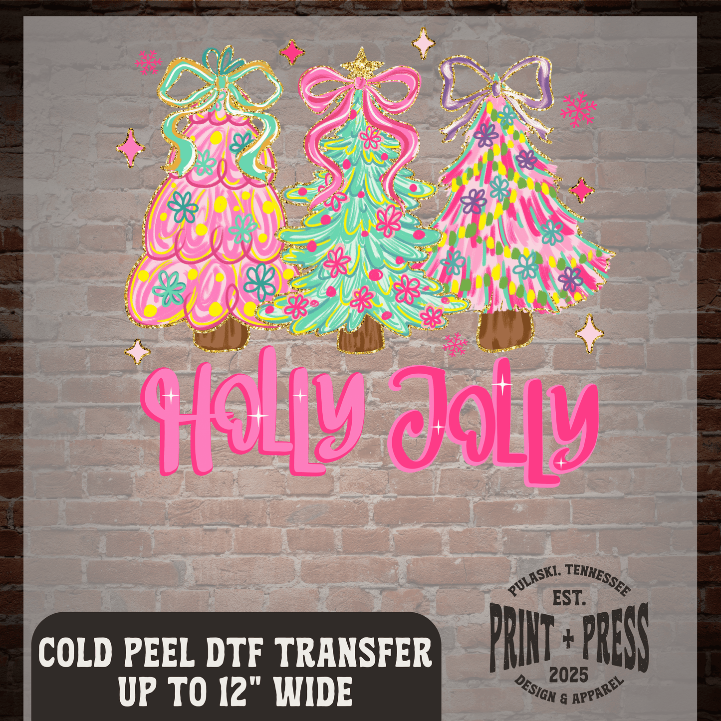 Holly Jolly DTF Transfer