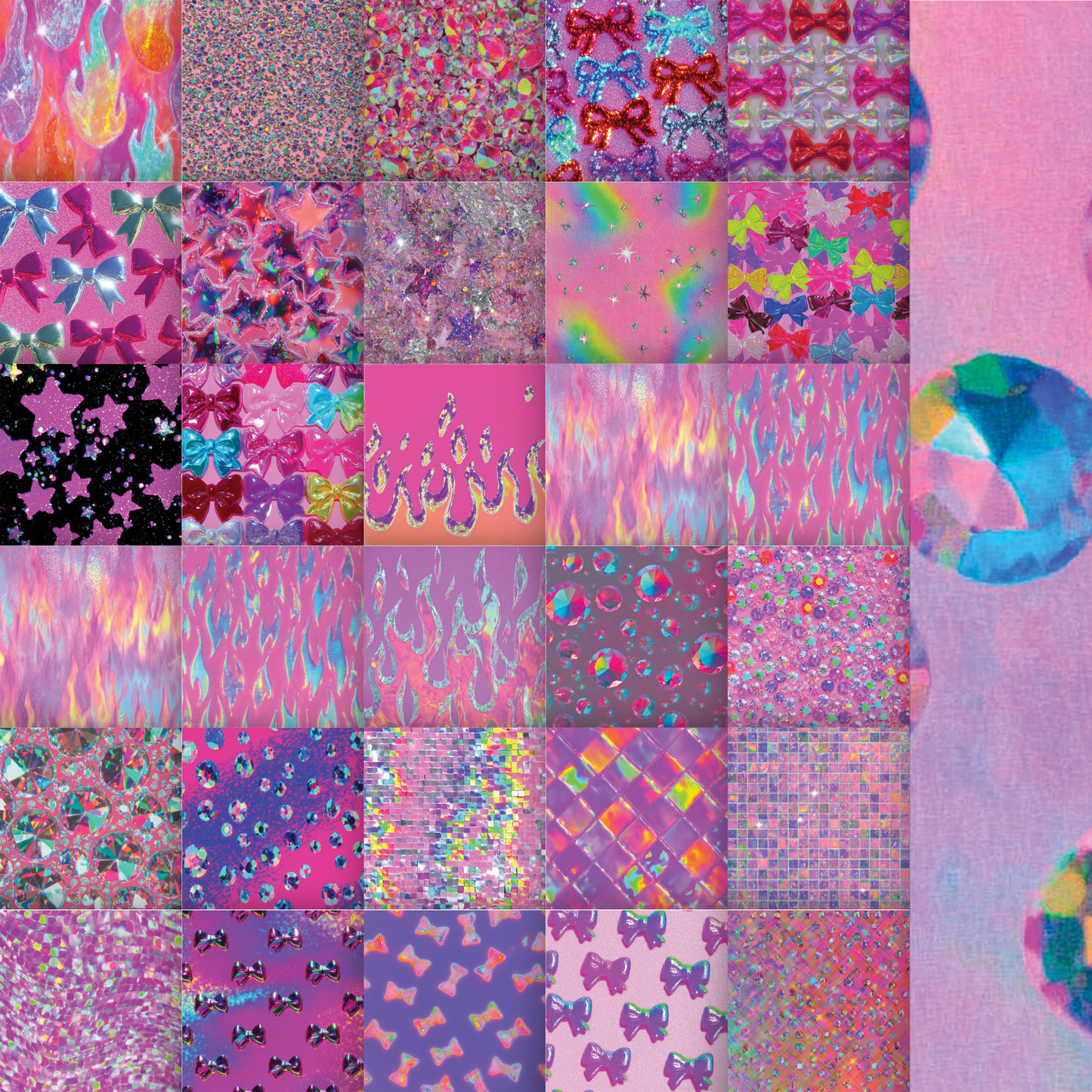 Sugar Pop Clipart & Background Collection