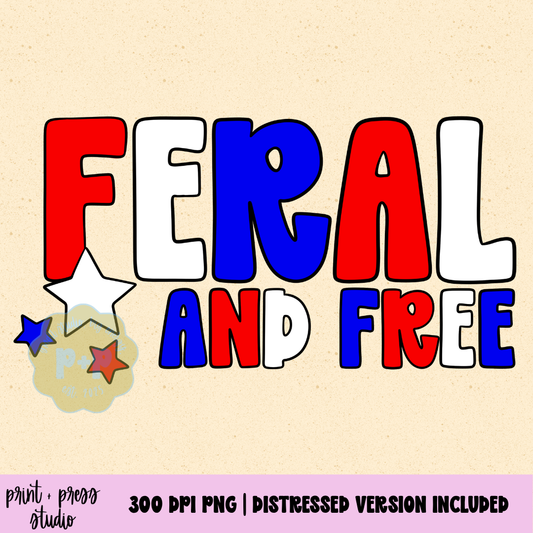 Feral & Free PNG