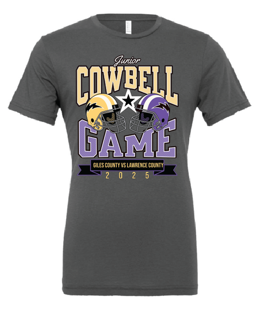 Giles County VS. Lawrence County Jr. Cowbell Game T-Shirt