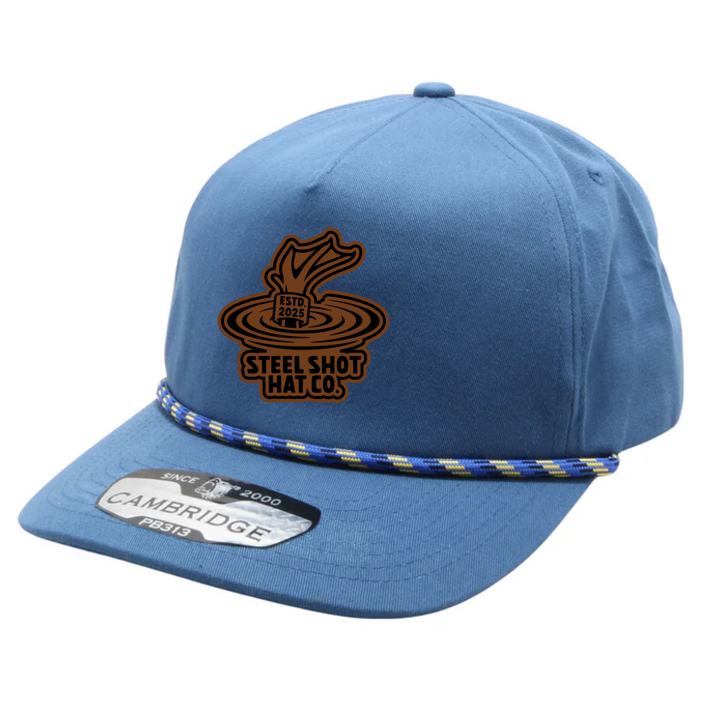 Steel Shot Hat Co. Leather Patch Logo Hat
