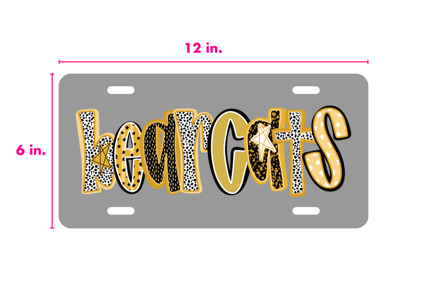 Giles County Bearcats Car Tags