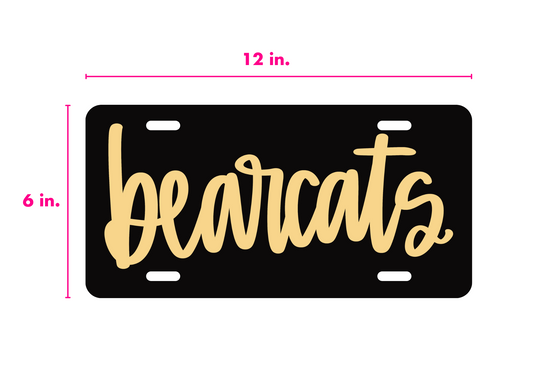 Giles County Bearcats Car Tags