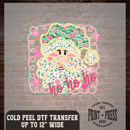 Preppy Santa DTF Transfer