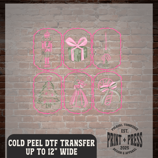 Coquette Christmas DTF Transfer