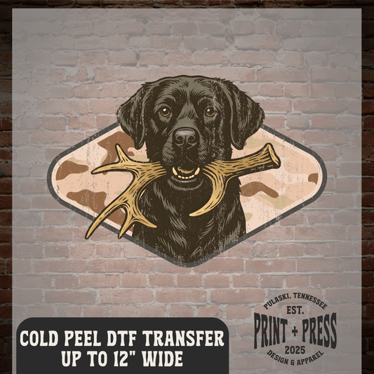 Hunting Dog DTF Transfer