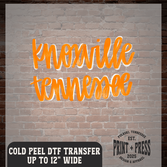 Knoxville Tennessee DTF Transfer
