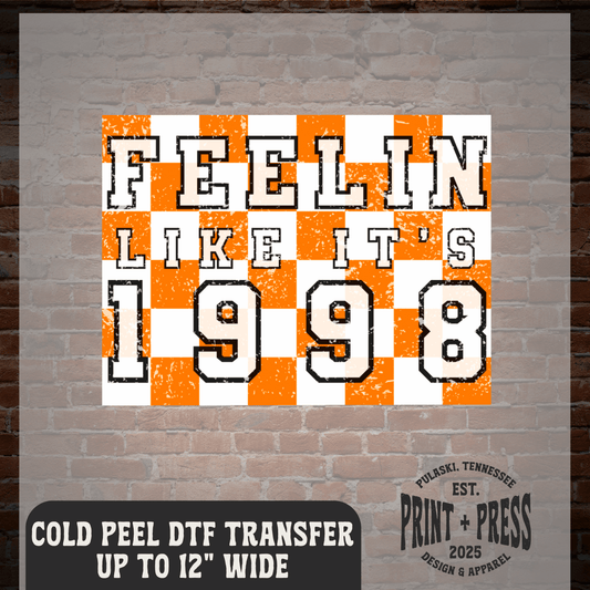 1998 Vols Morgan Wallen DTF Transfer