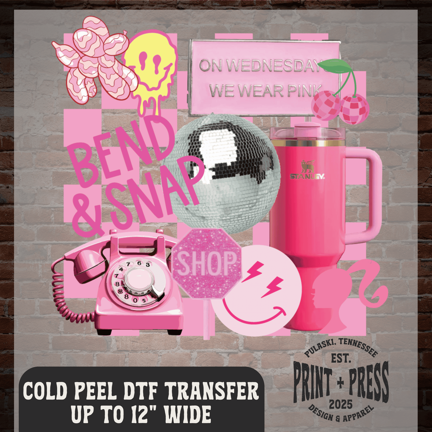 Bend & Snap DTF Transfer