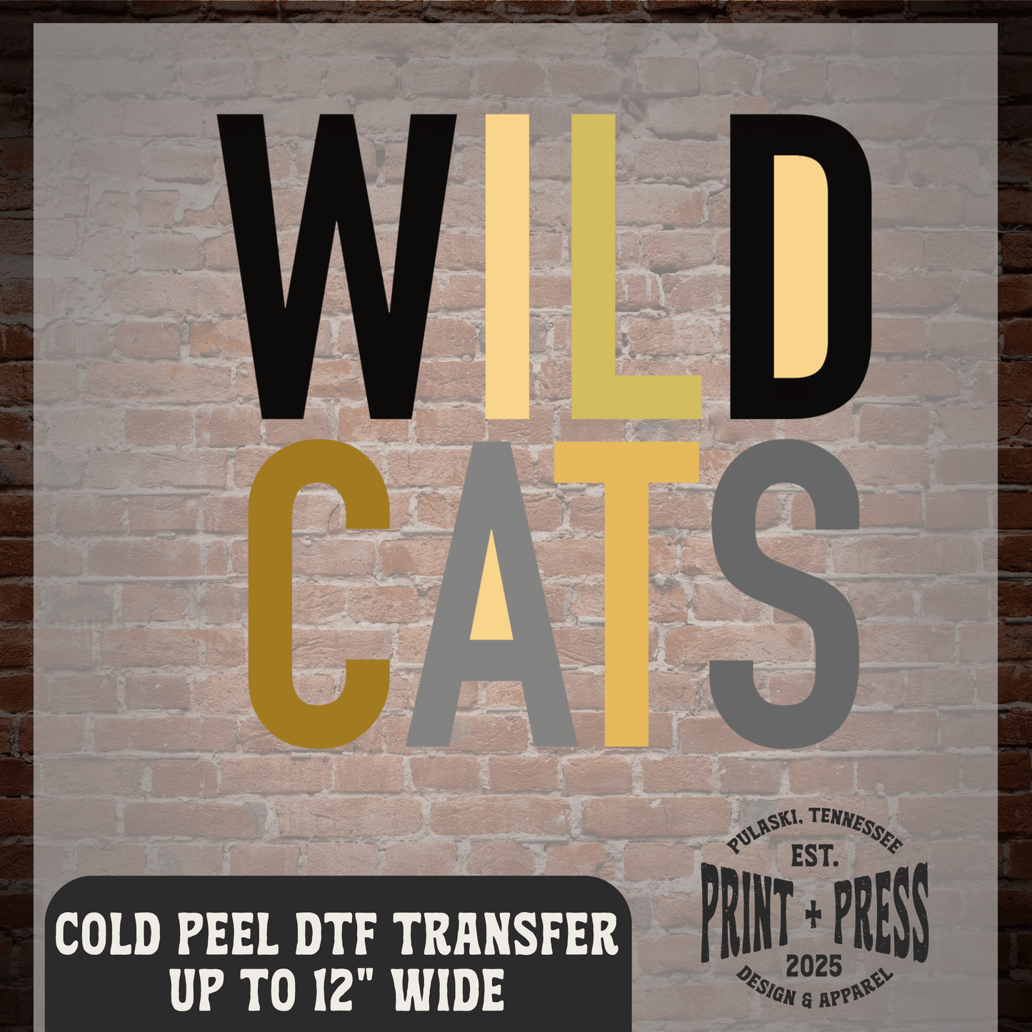 Wildcats DTF Transfer