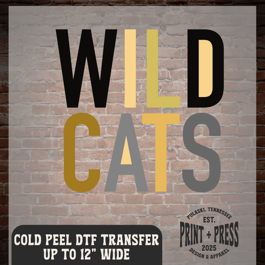 Wildcats DTF Transfer