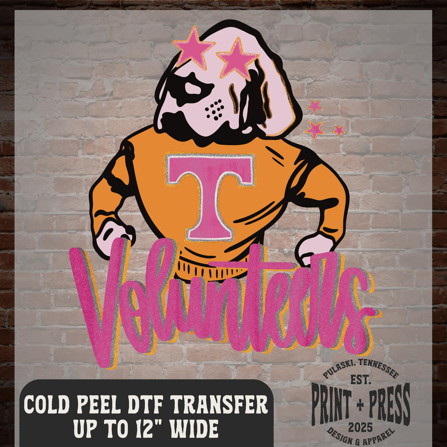 Preppy Volunteers DTF Transfer