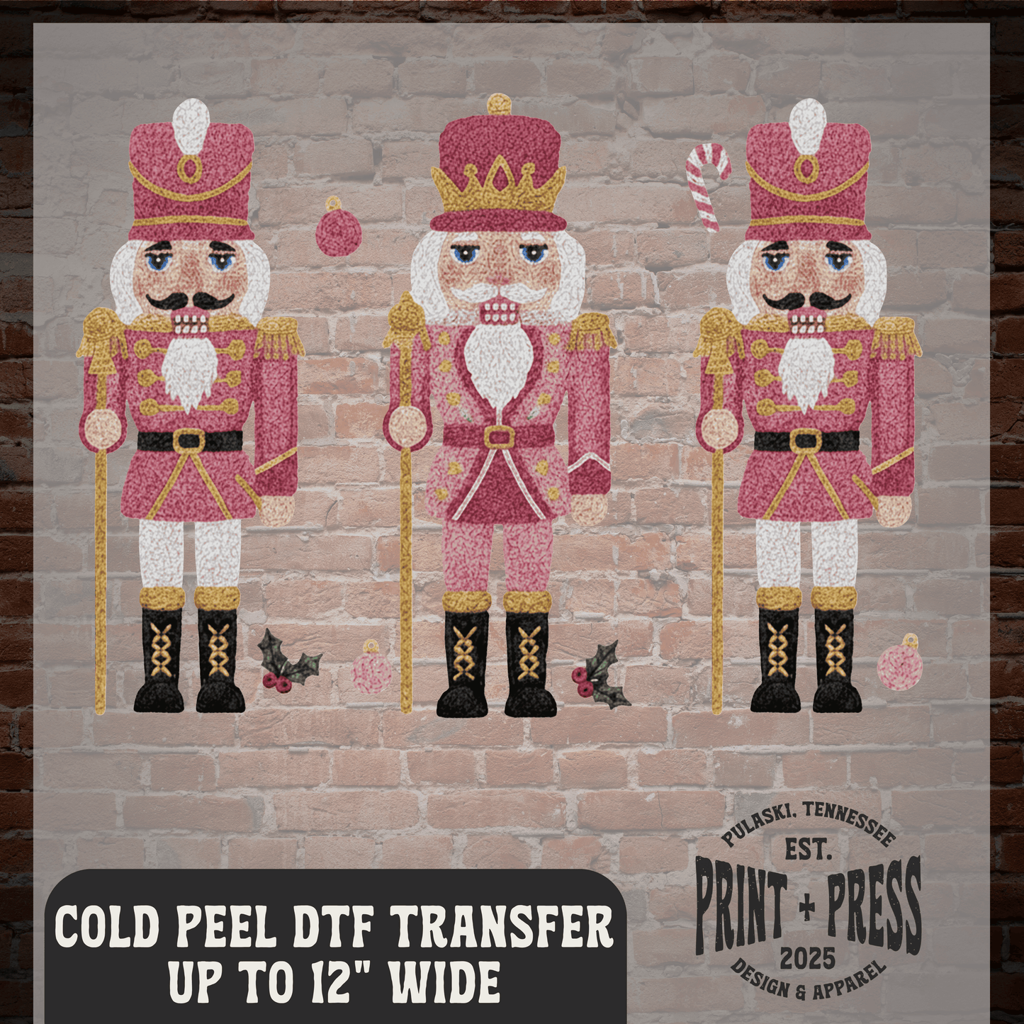 Crochet/Yard Nutcracker DTF Transfer