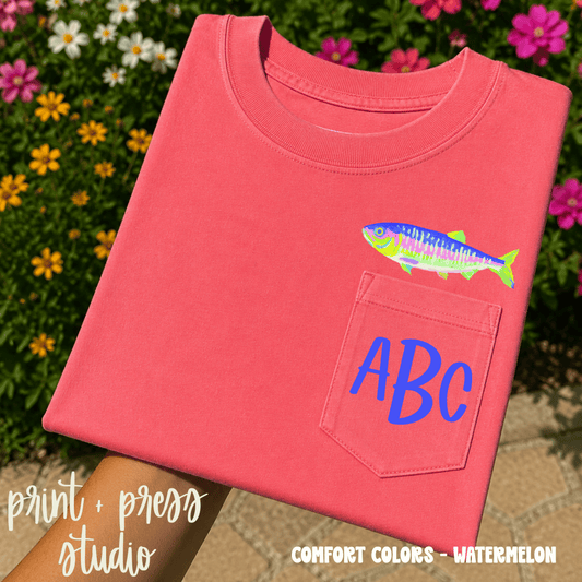 Summer Fish Monogram Tee