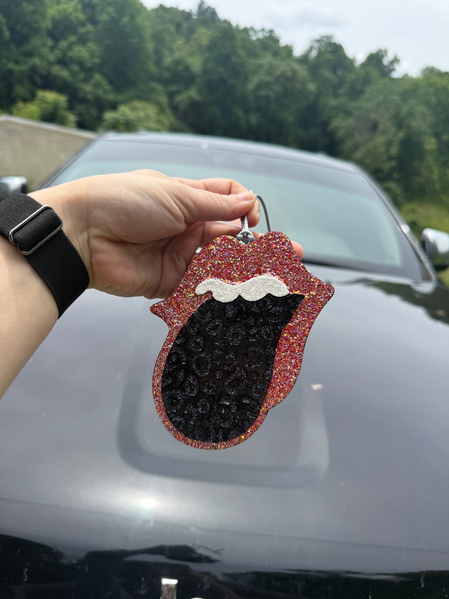 Stones Lips Car Freshie