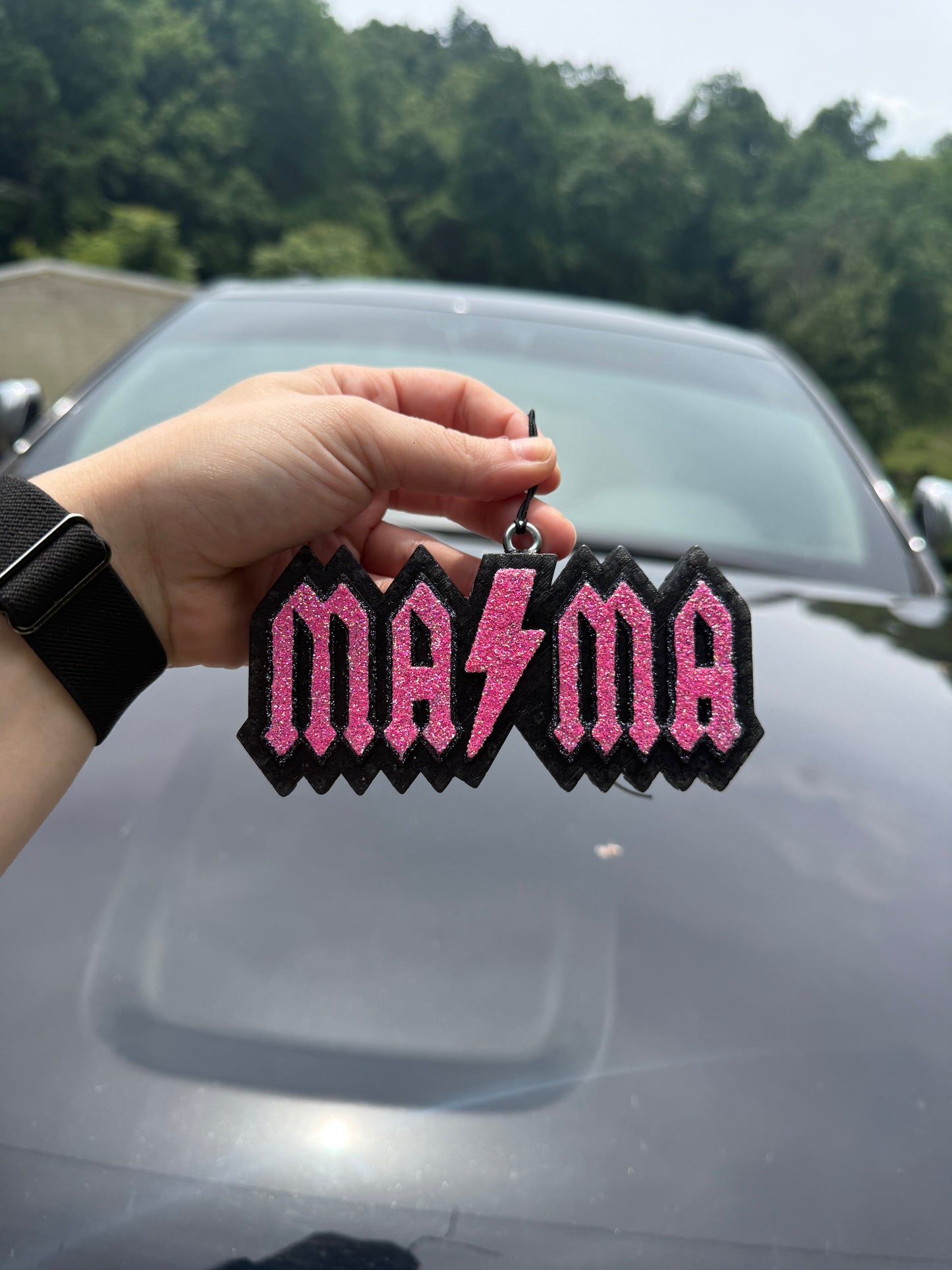 Lightning Bolt Mama Car Freshie