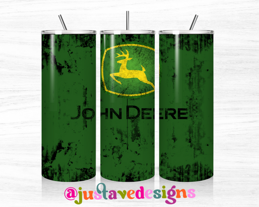 John Deere 20oz Skinny Tumbler