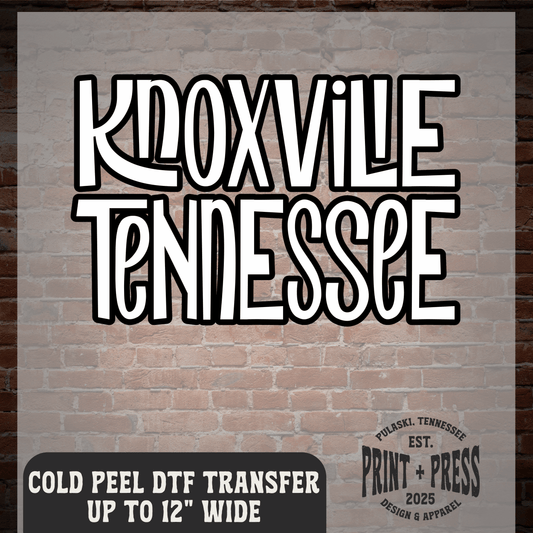 Knoxville Tennessee DTF Transfer