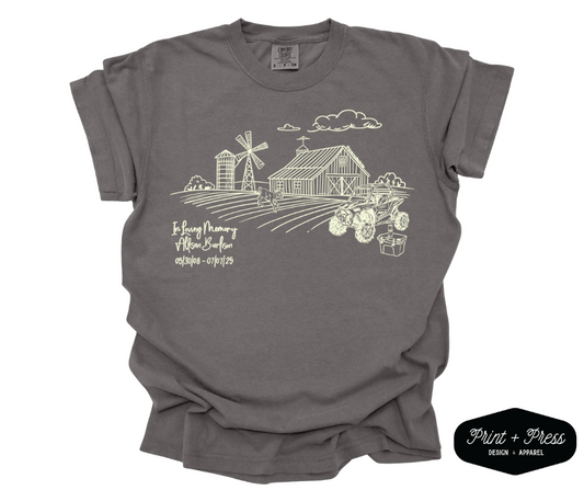 Allisan Burlison Memorial Scholarship Fundraiser T-Shirt - Pepper