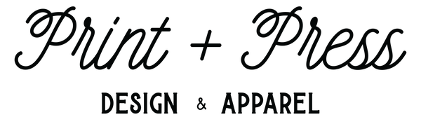 Print + Press Design & Apparel Logo