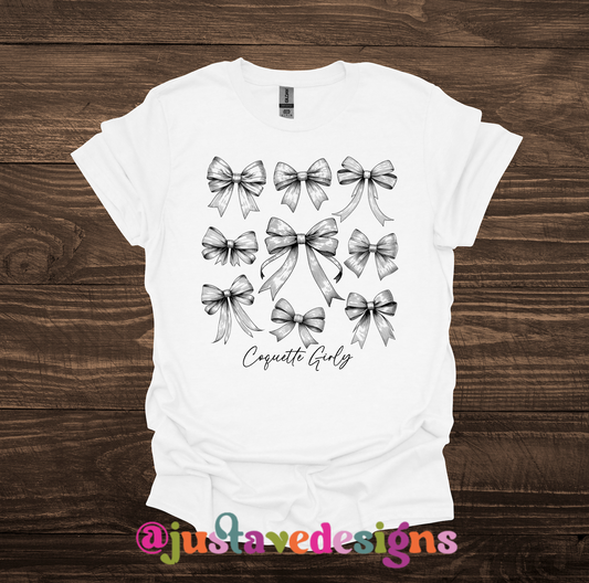 Coquette Girly Graphic Tee