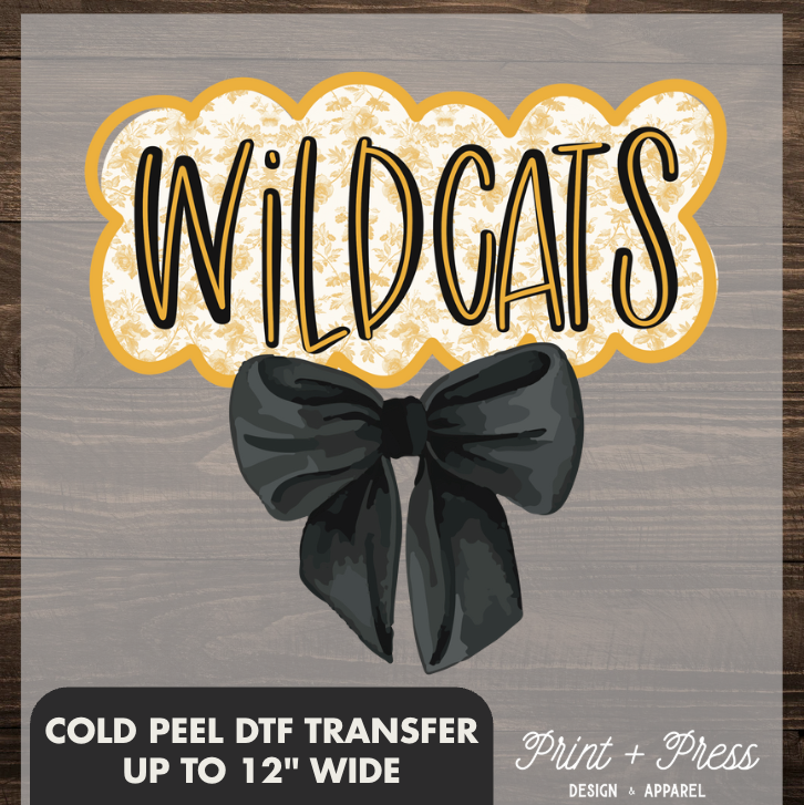 Wildcats DTF Transfer