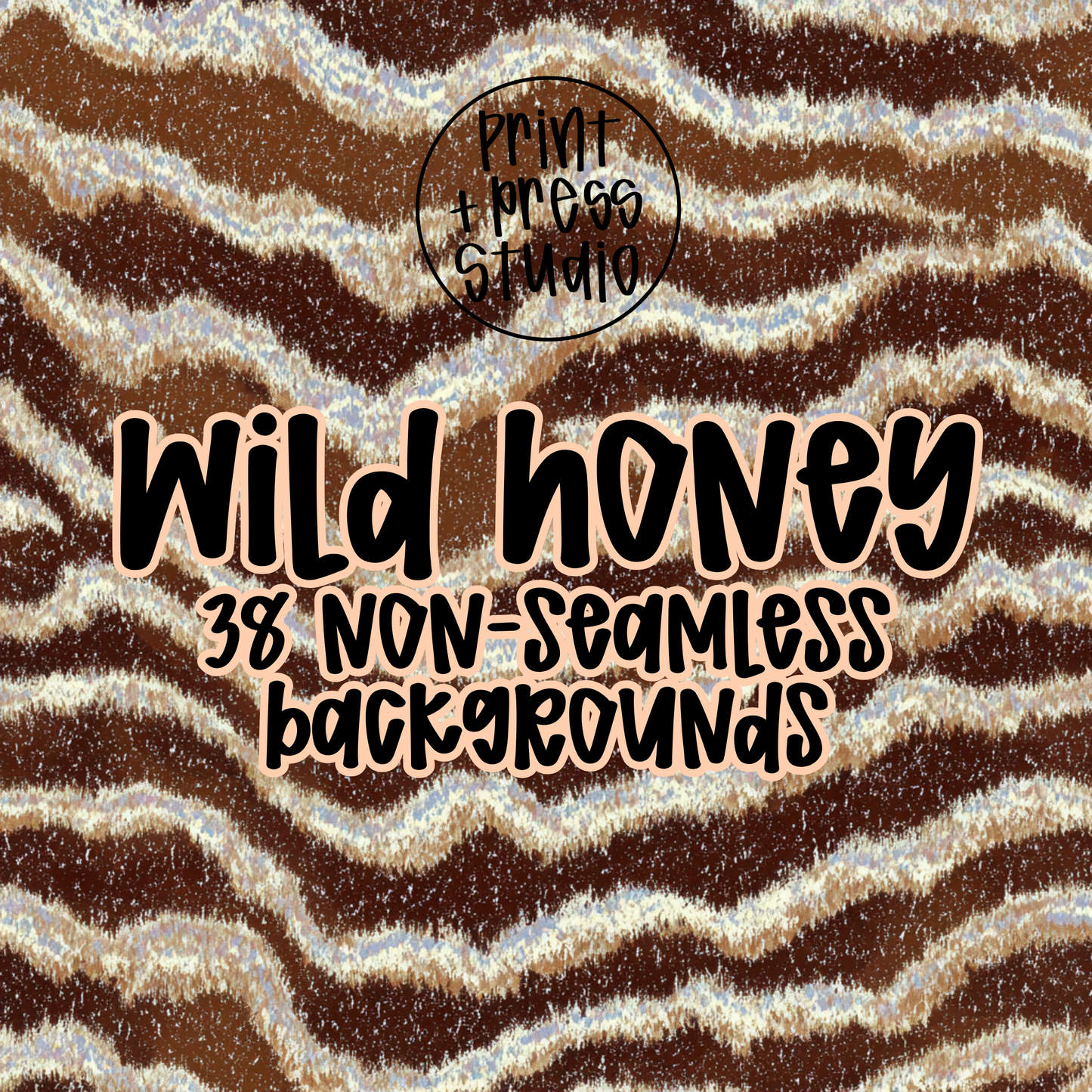 Wild Honey Background & Pattern Collection