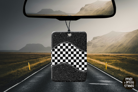 Cheetah Glitter Car Air Freshener