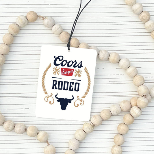 Coors Banquet Rodeo Car Air Freshener