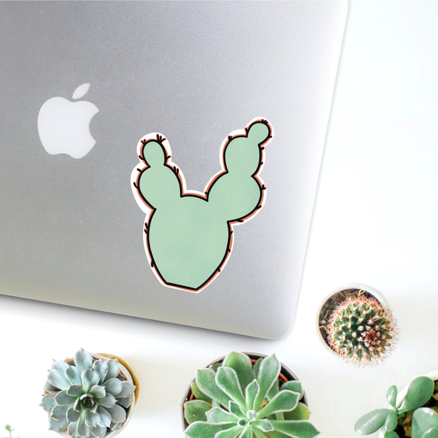 Cactus Kiss Cut Western Sticker