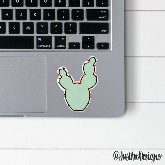 Cactus Kiss Cut Western Sticker