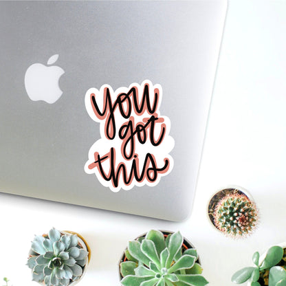 Motivational Quote Die Cut Sticker